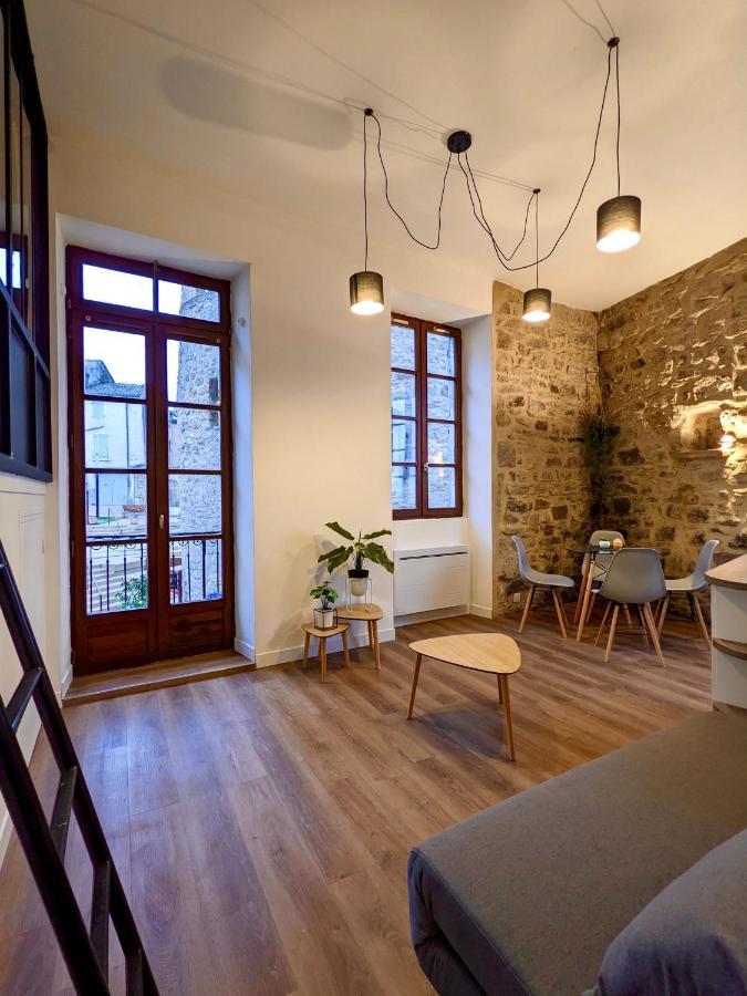 Joli Appartement De Charme Renove En Centre Ville Aubenas Exterior foto